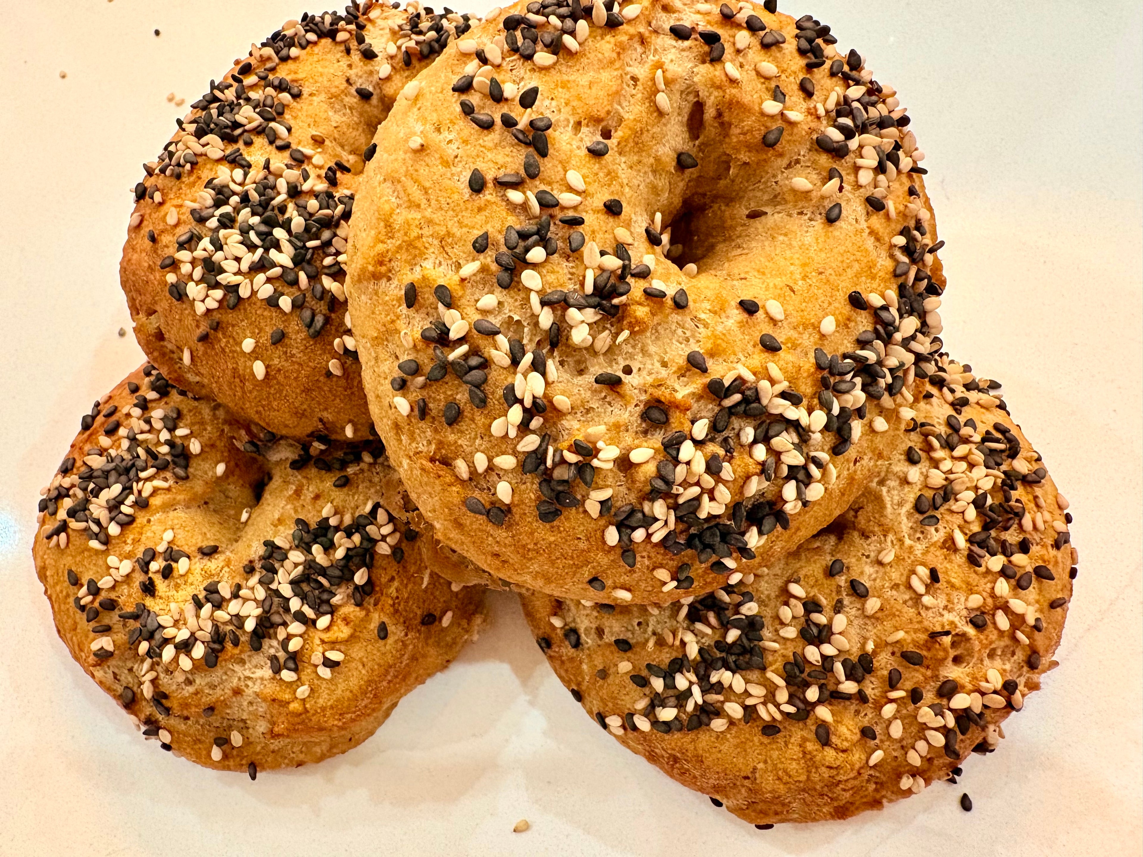 Organic Gluten-Free Sourdough Bagels (NO YEAST!)