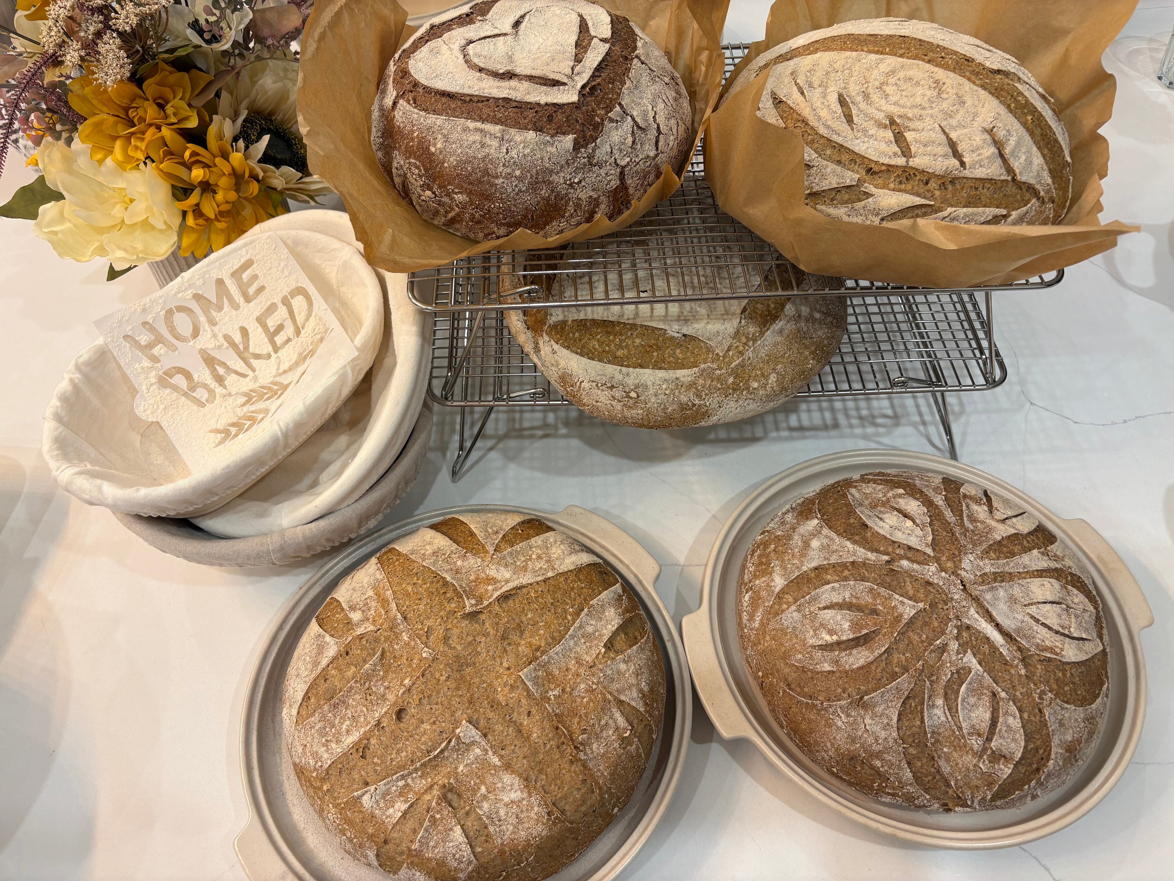 Organic Gluten-Free Sourdough Loaf. (NO YEAST!)