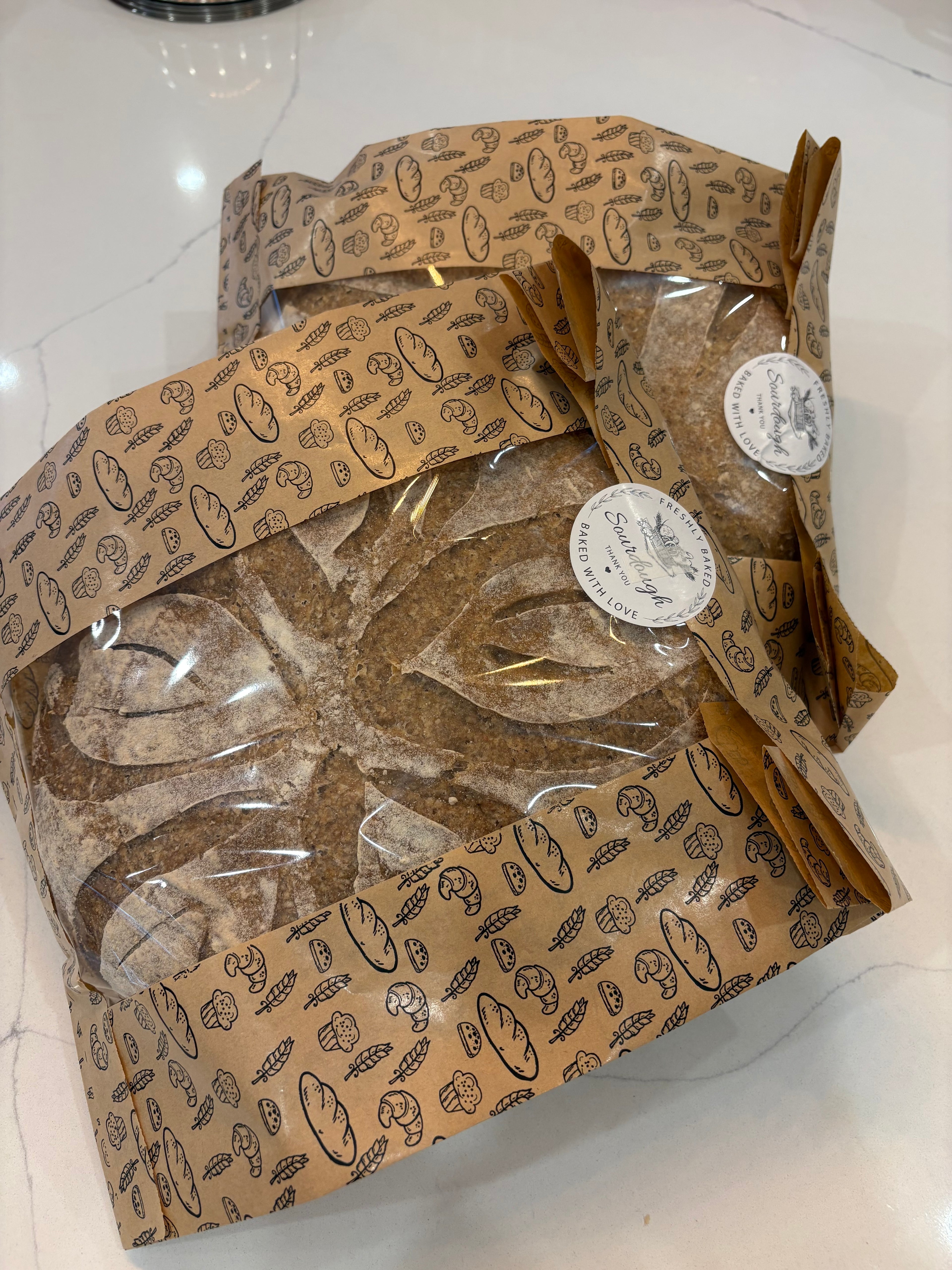 Organic Gluten-Free Sourdough Loaf. NO YEAST!