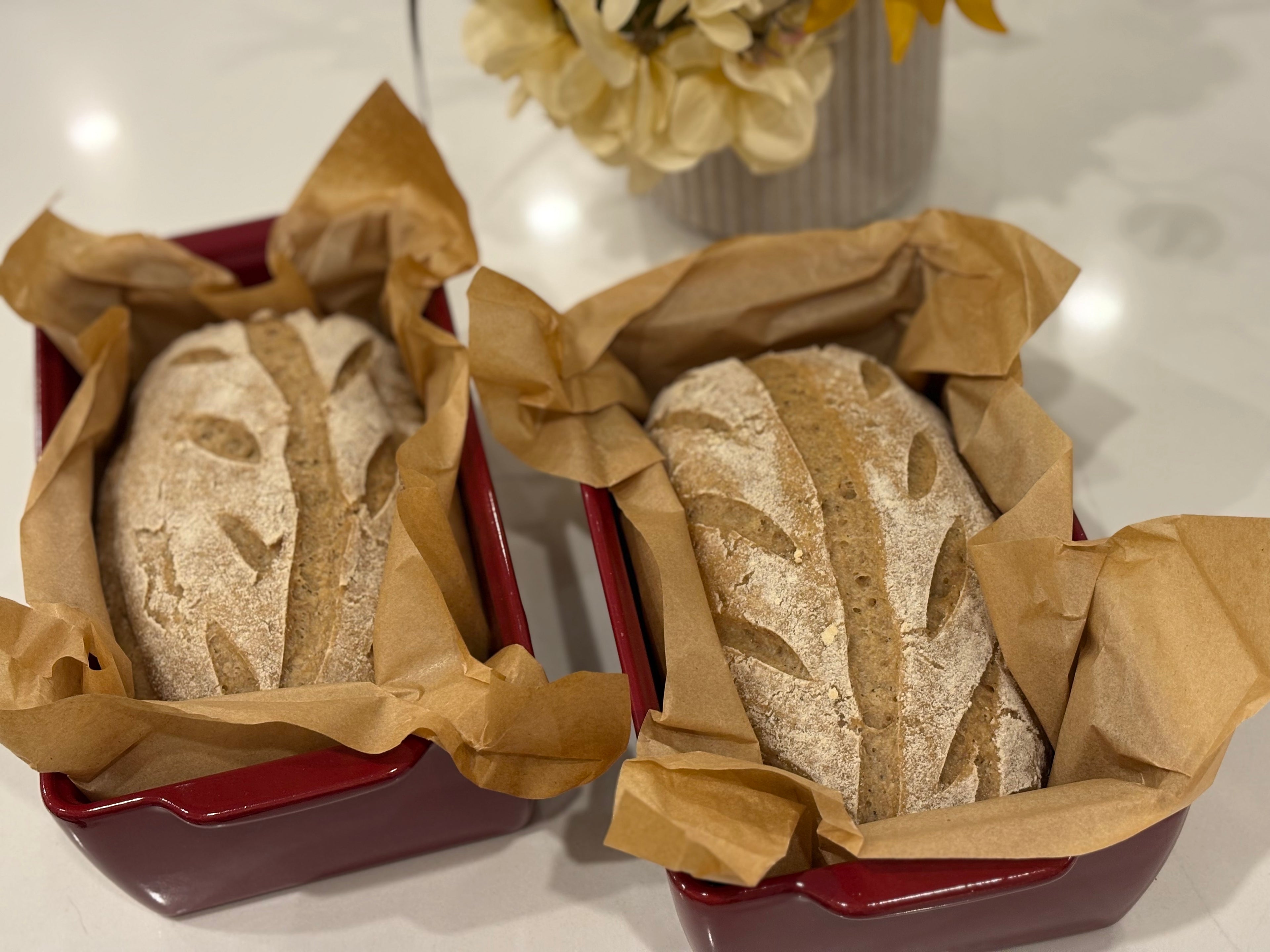 Organic Gluten-Free Sourdough Loaf. NO YEAST!