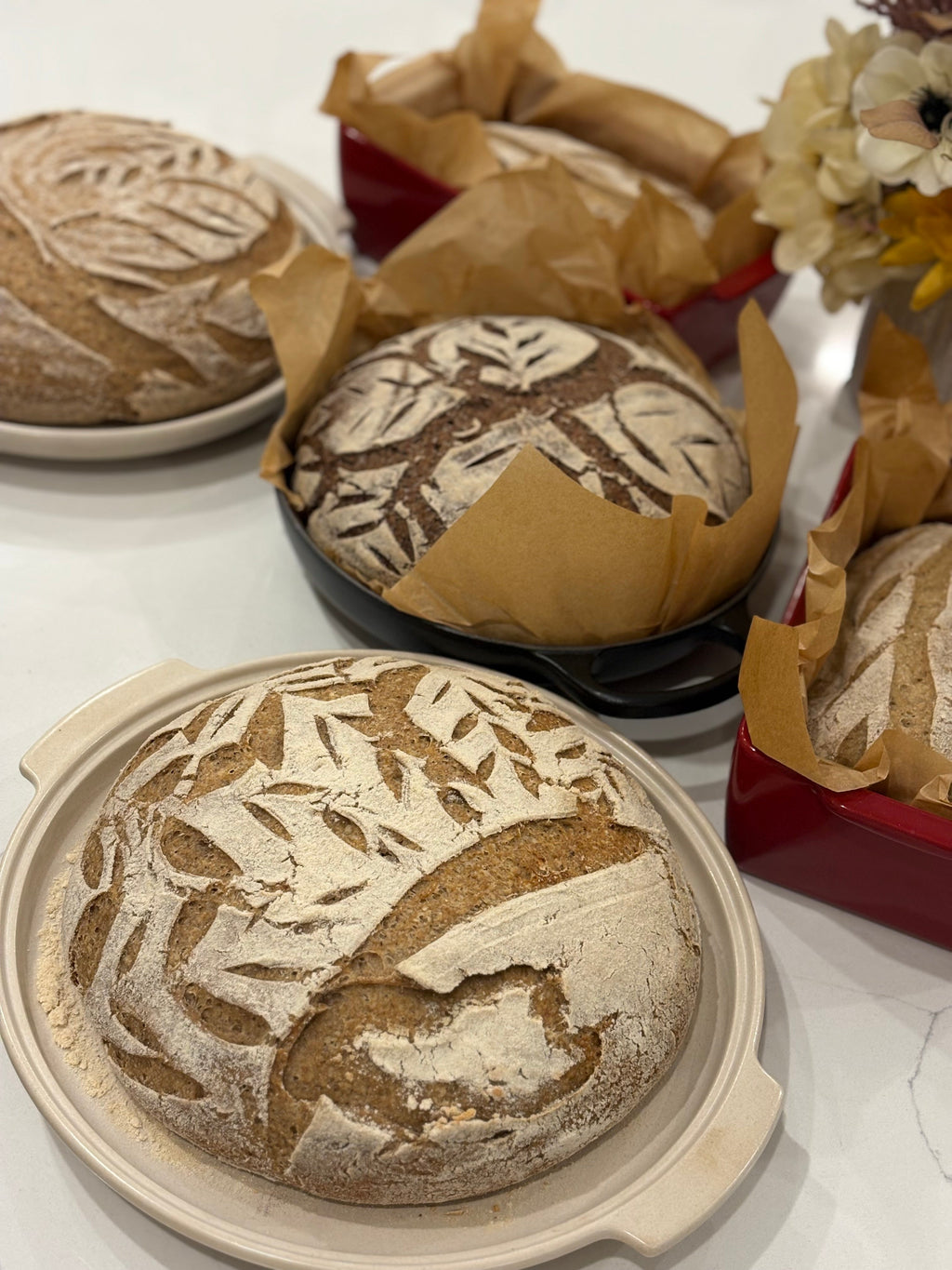 Pan de masa madre orgánico sin gluten (grande), (¡SIN LEVADURA!)