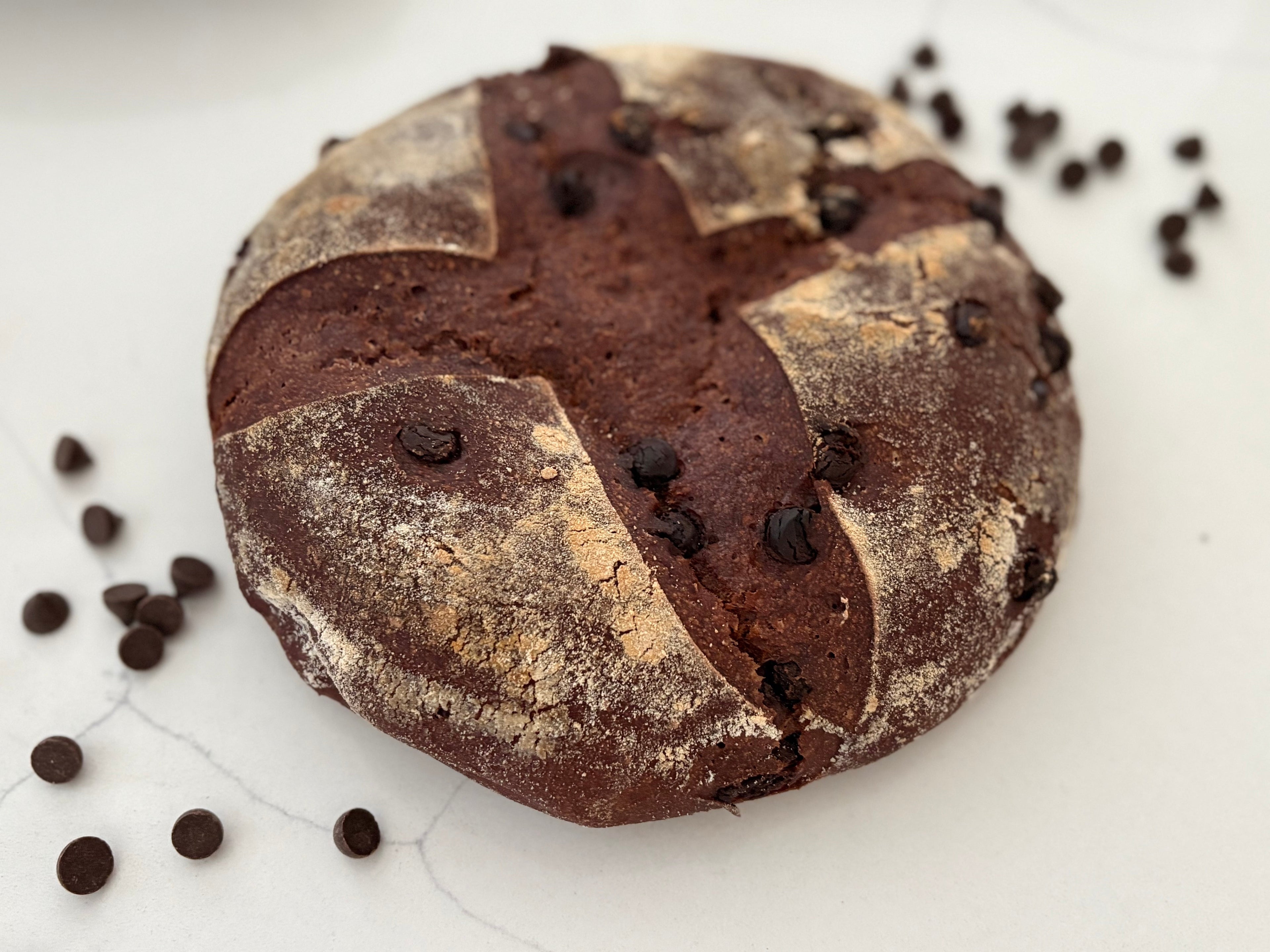 Organic Gluten-Free Double-Chocolate Sourdough Bread Baking Workshop