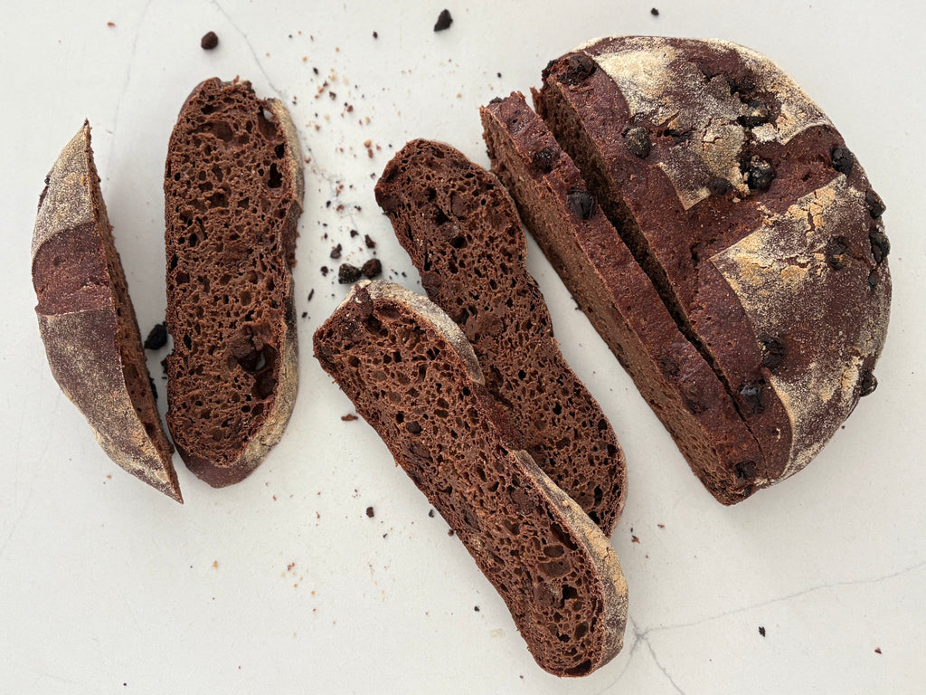 Organic Gluten-Free Double-Chocolate Sourdough Bread Baking Workshop