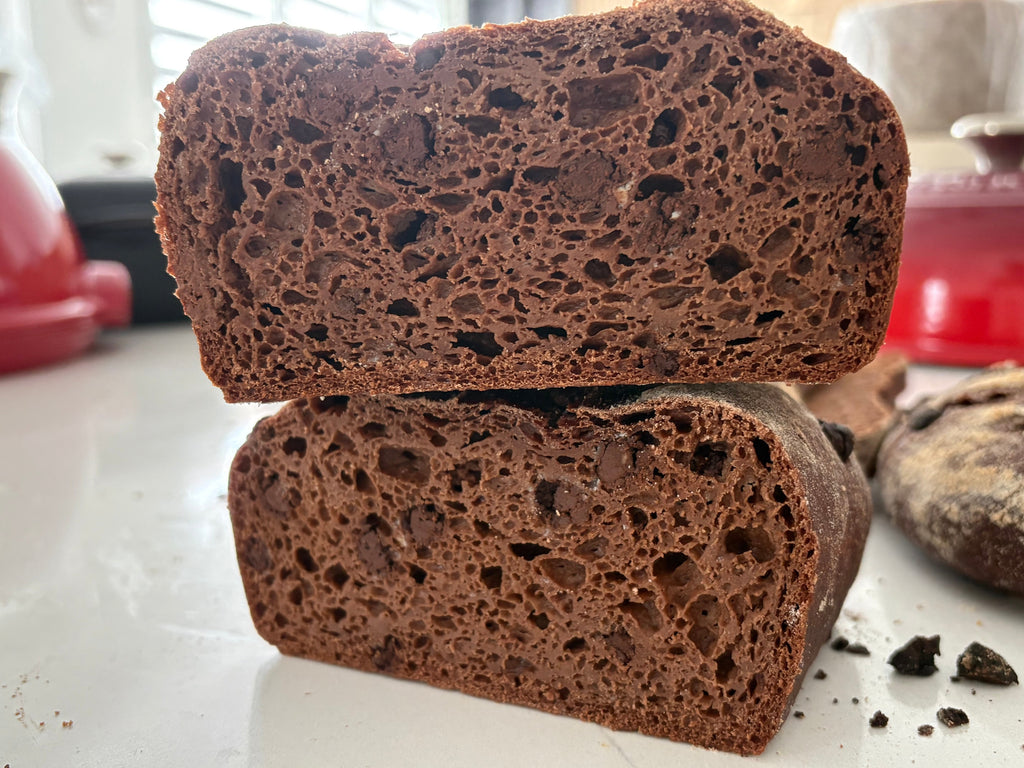 Organic Gluten-Free Double-Chocolate Sourdough Bread Baking Workshop