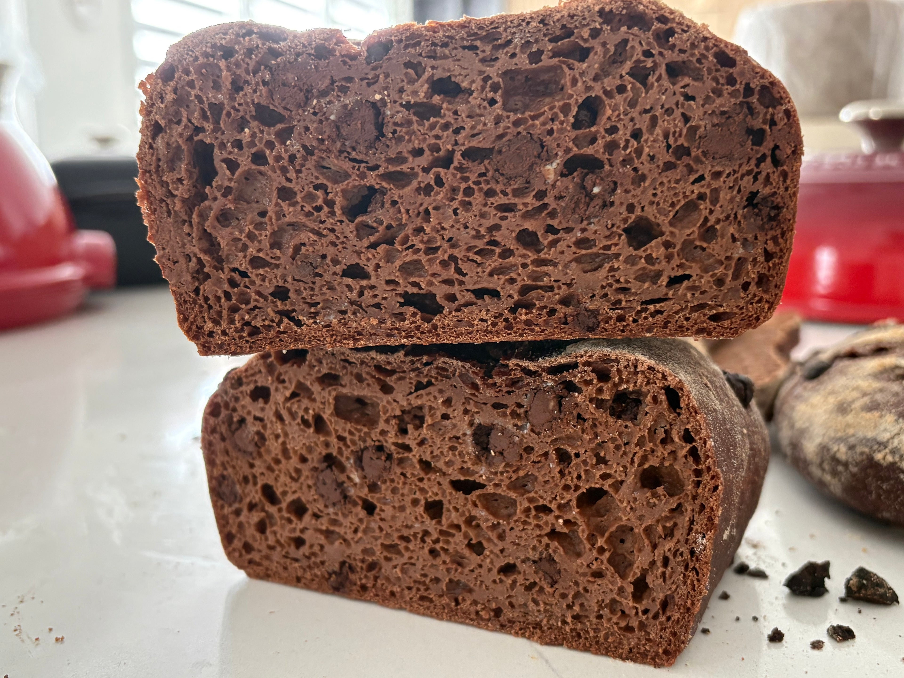 Organic Gluten-Free Double-Chocolate Sourdough NO YEAST!