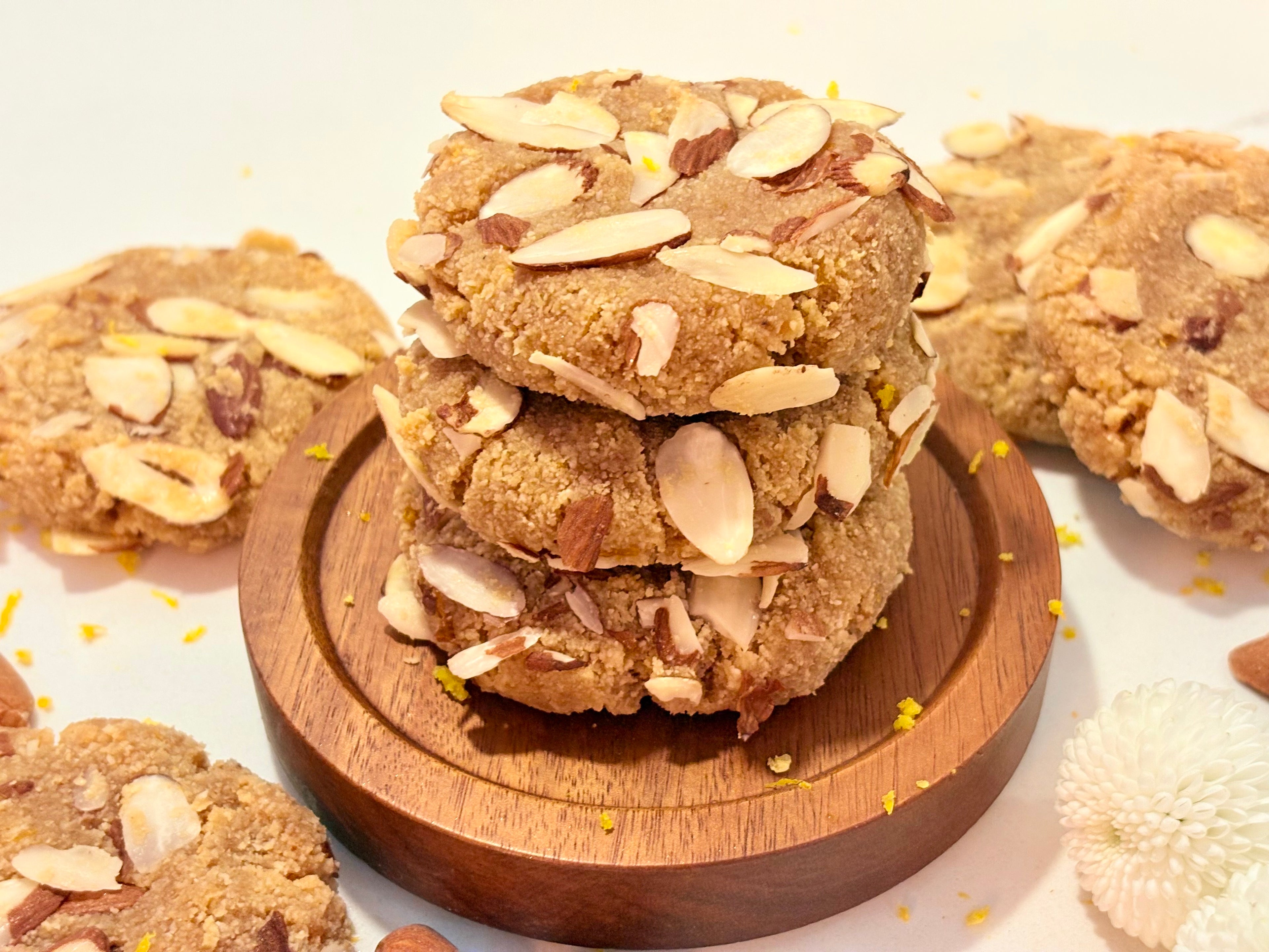Organic Gluten-Free Orange Almond Cookies NO YEAST!