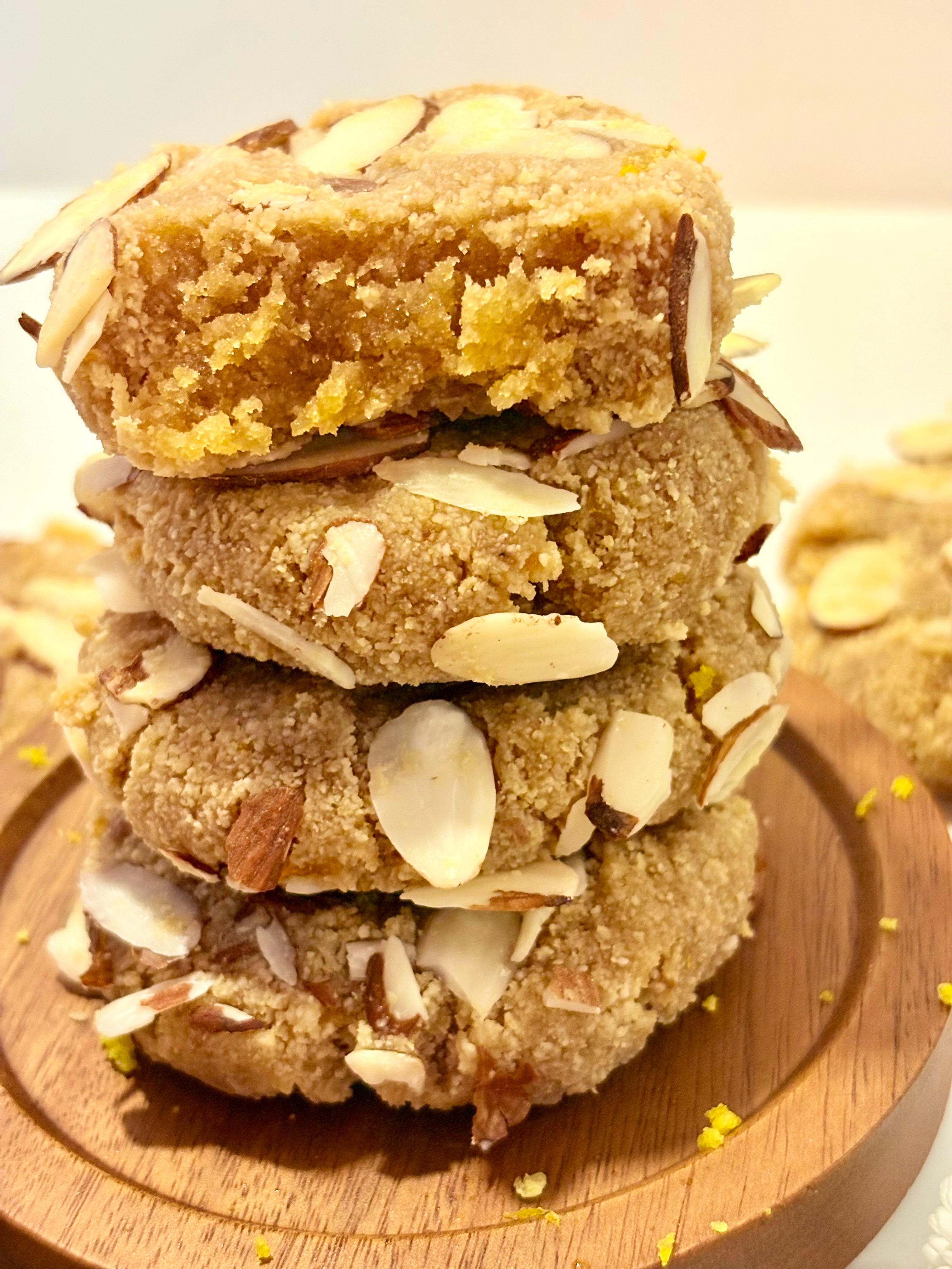 Organic Gluten-Free Orange Almond Cookies NO YEAST!