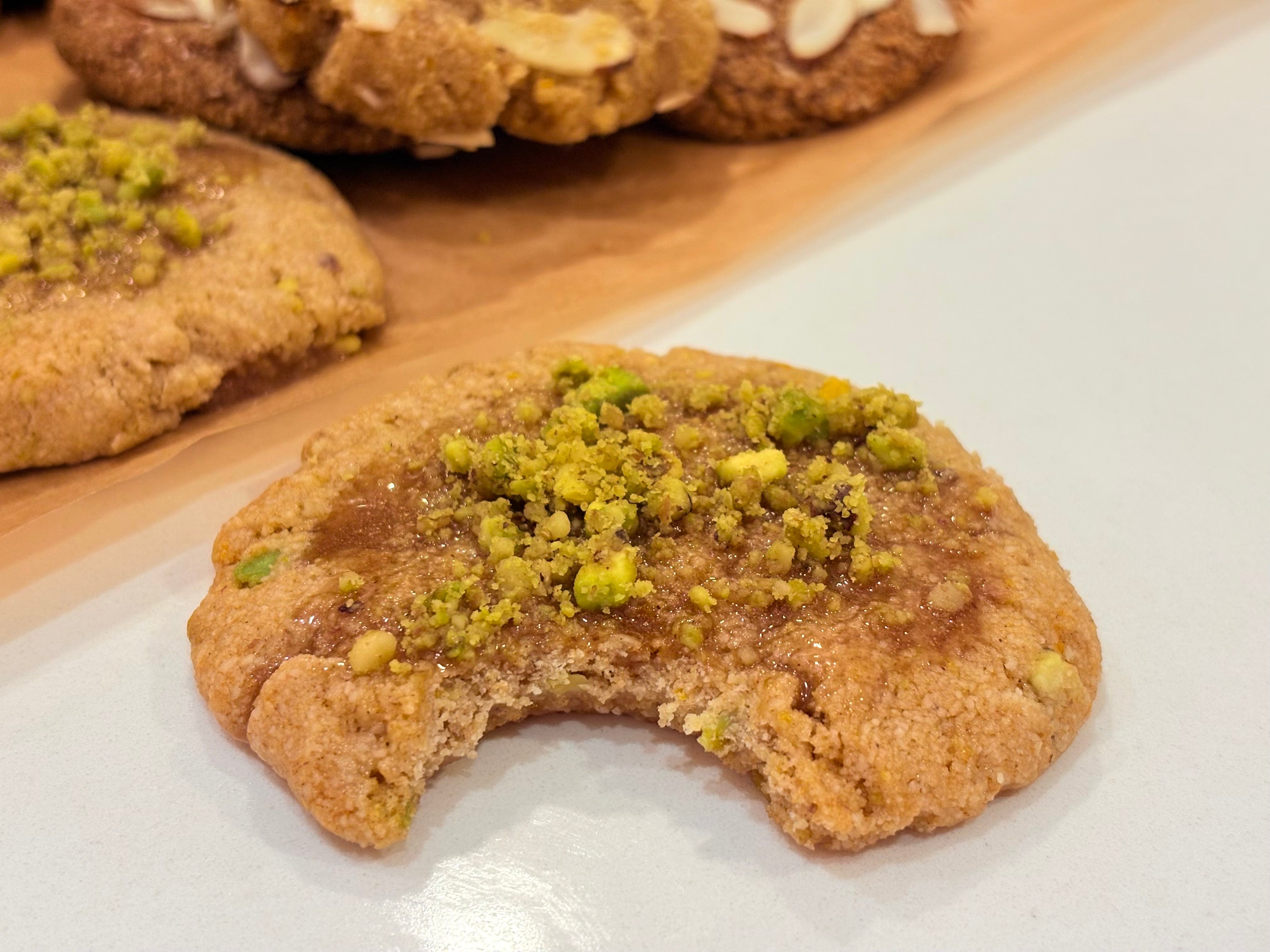 Organic Gluten-Free Baklava Honey Cookies NO YEAST!