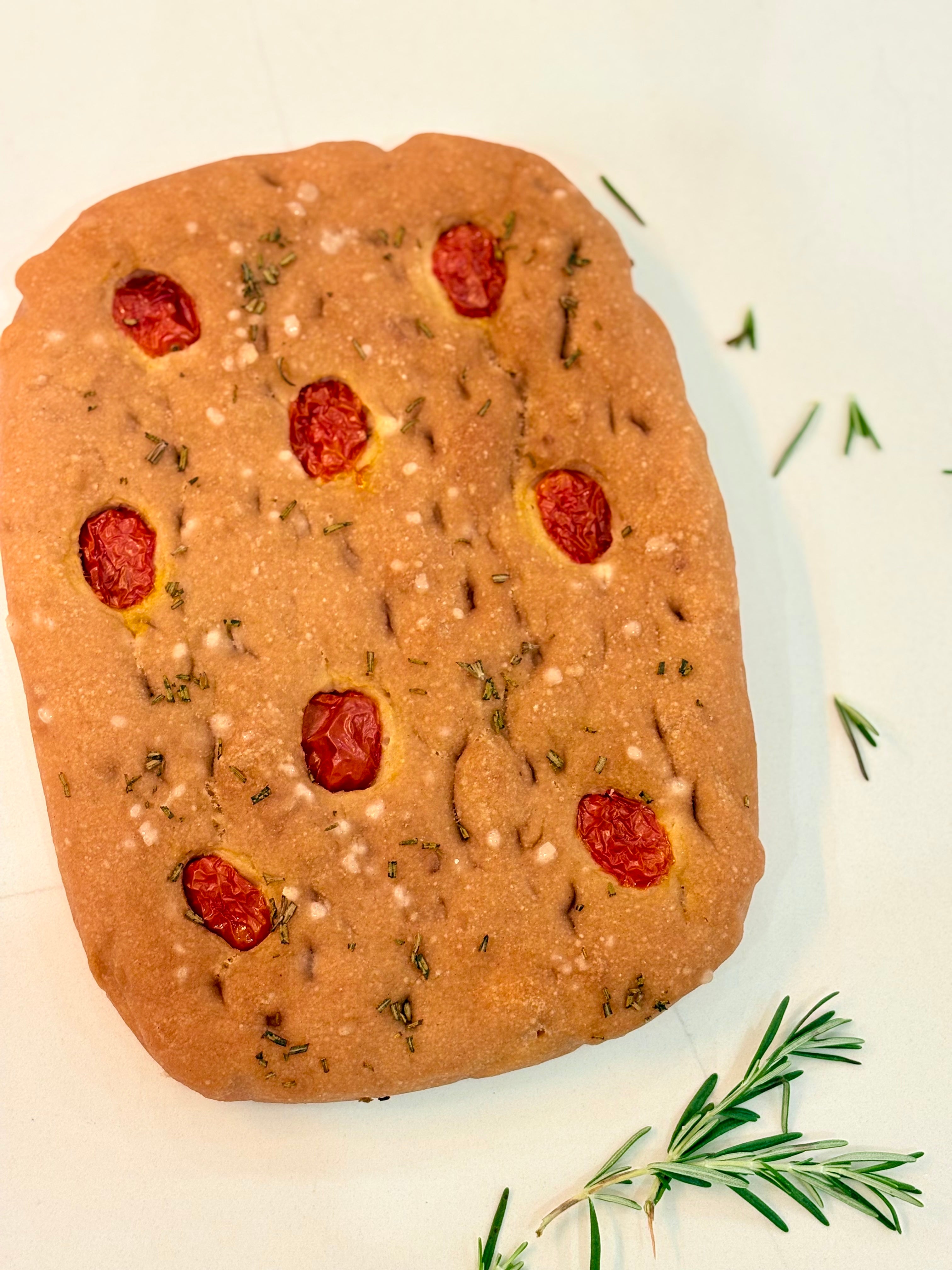 Organic Gluten-Free Focaccia Bread NO YEAST!