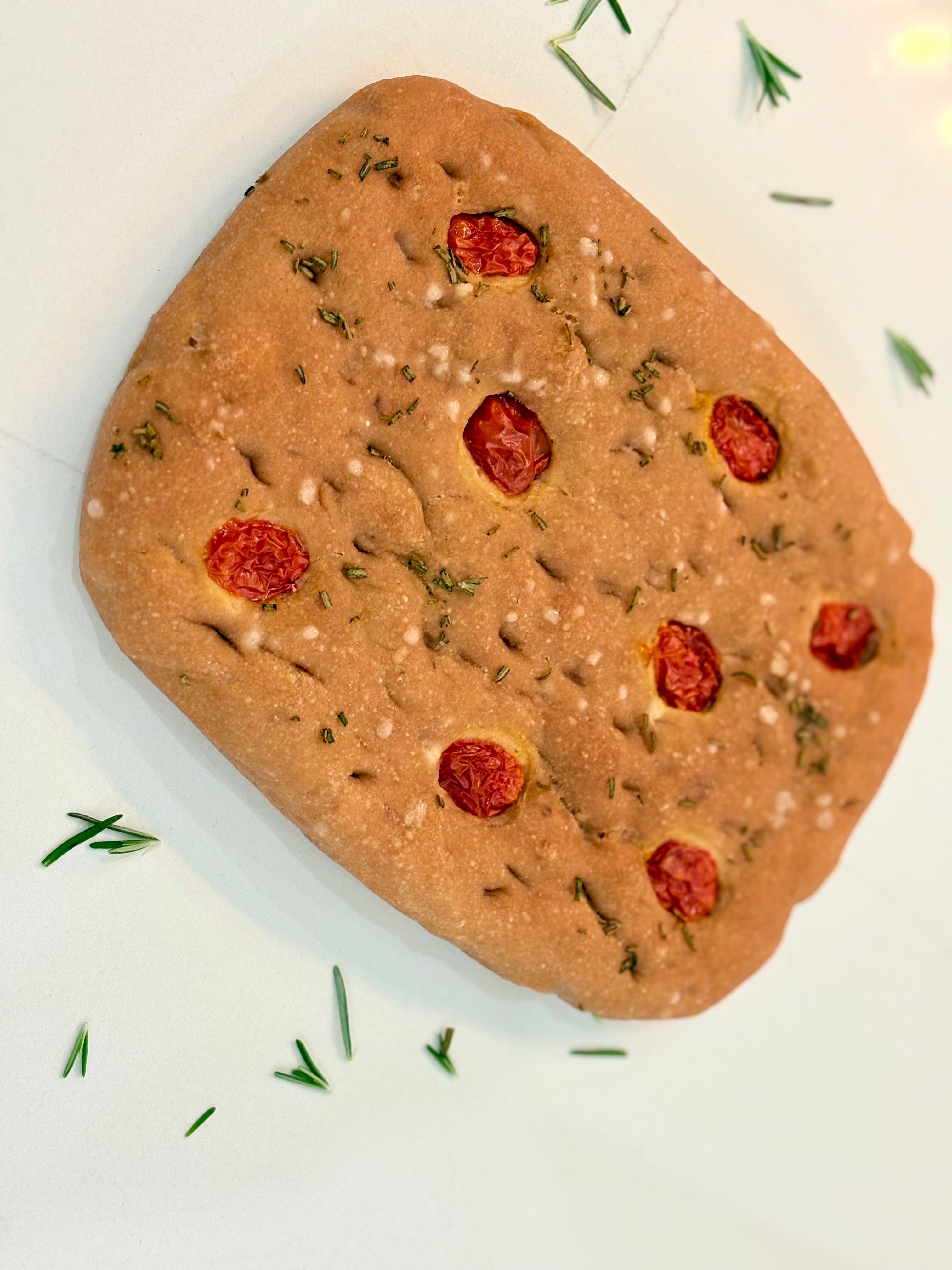 Organic Gluten-Free Focaccia Bread NO YEAST!