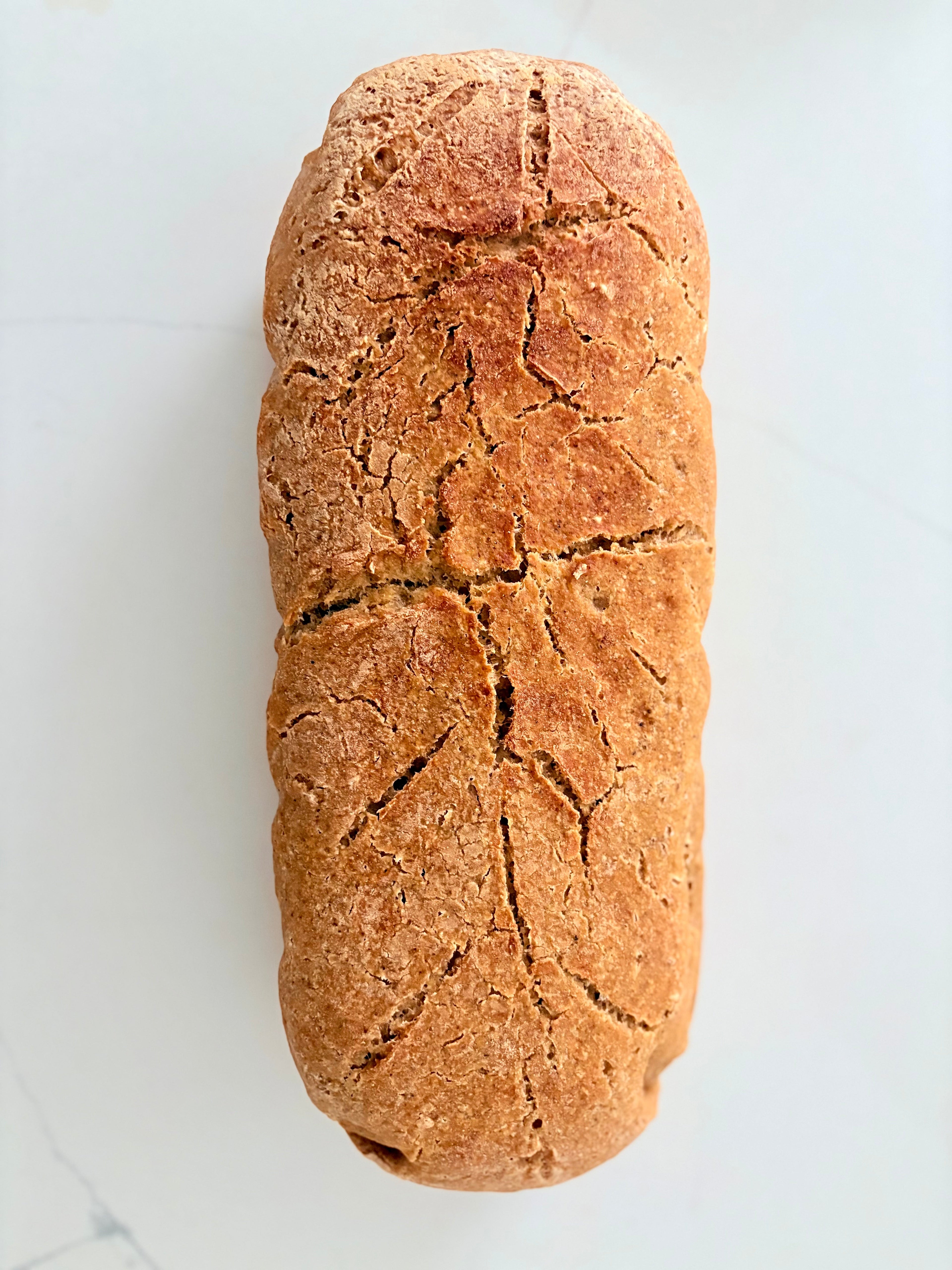 Pan de masa madre orgánico sin gluten (grande), (¡SIN LEVADURA!)