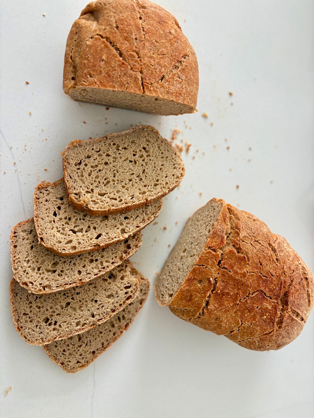 Pan de masa madre orgánico sin gluten (grande), (¡SIN LEVADURA!)
