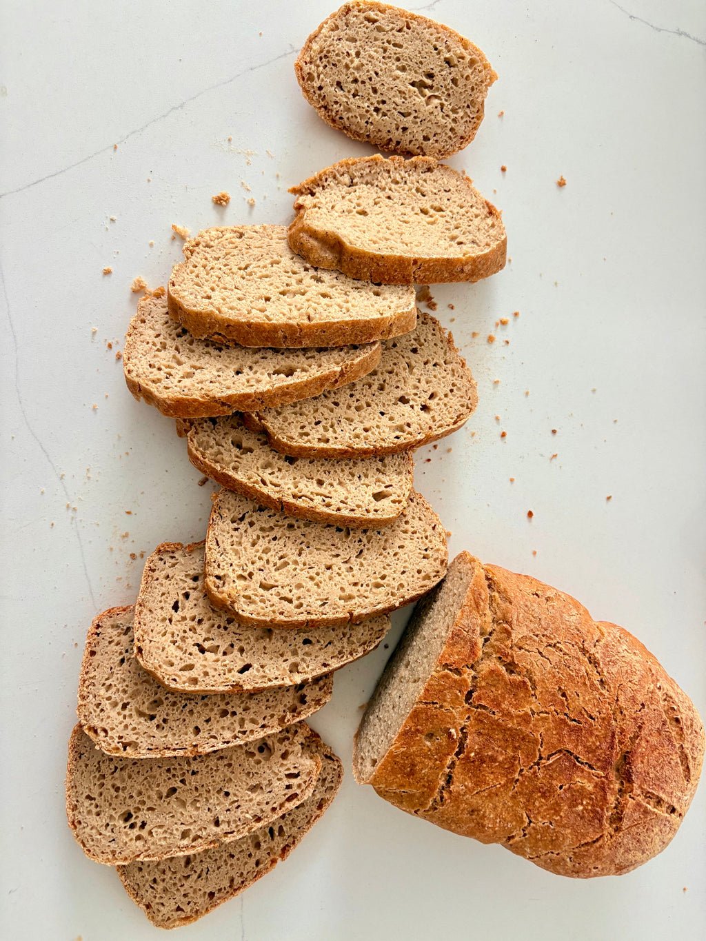 Pan de masa madre orgánico sin gluten (grande), (¡SIN LEVADURA!)