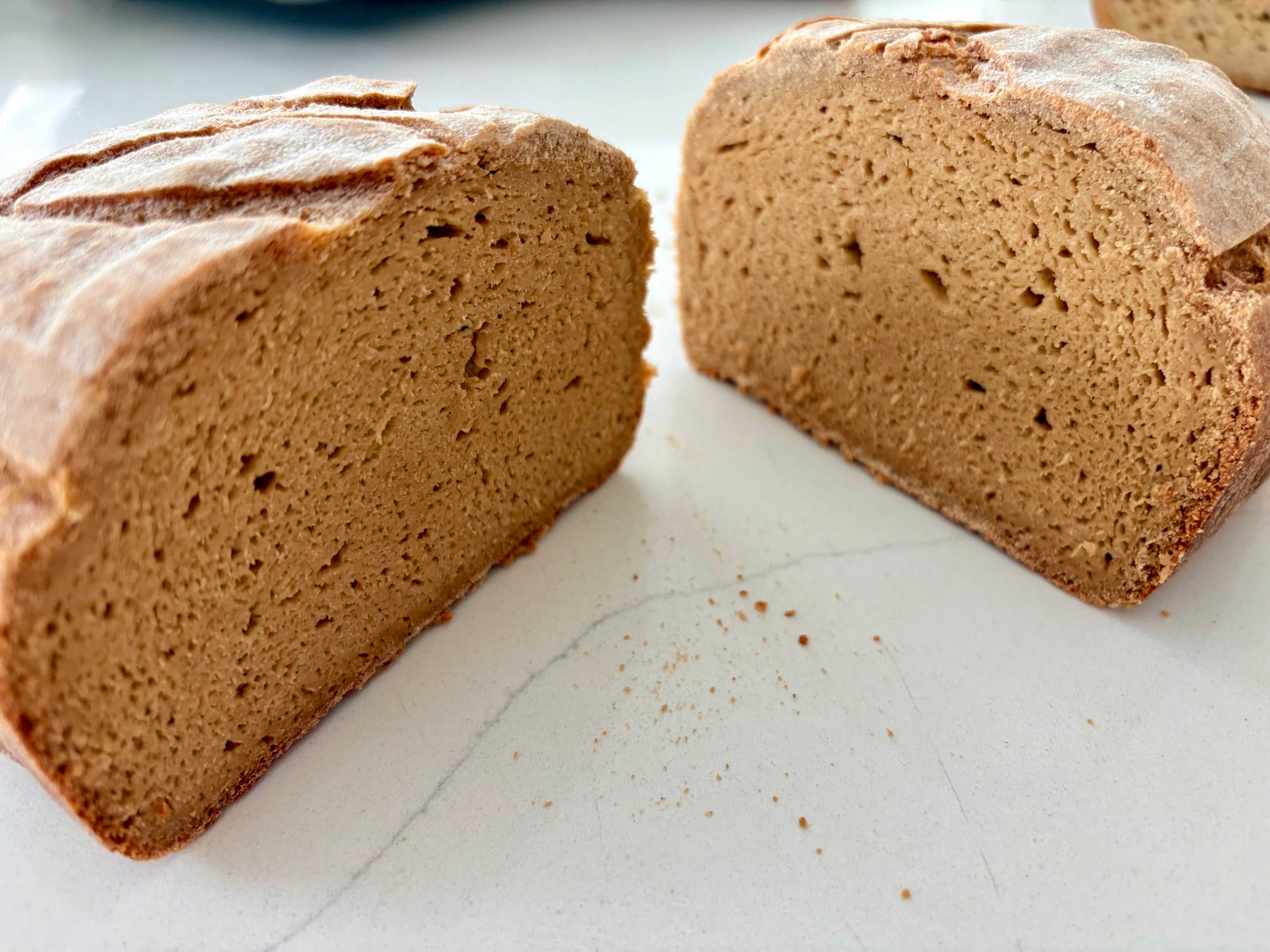 Organic Gluten-Free Chickpea Besan Sourdough Loaf NO YEAST!