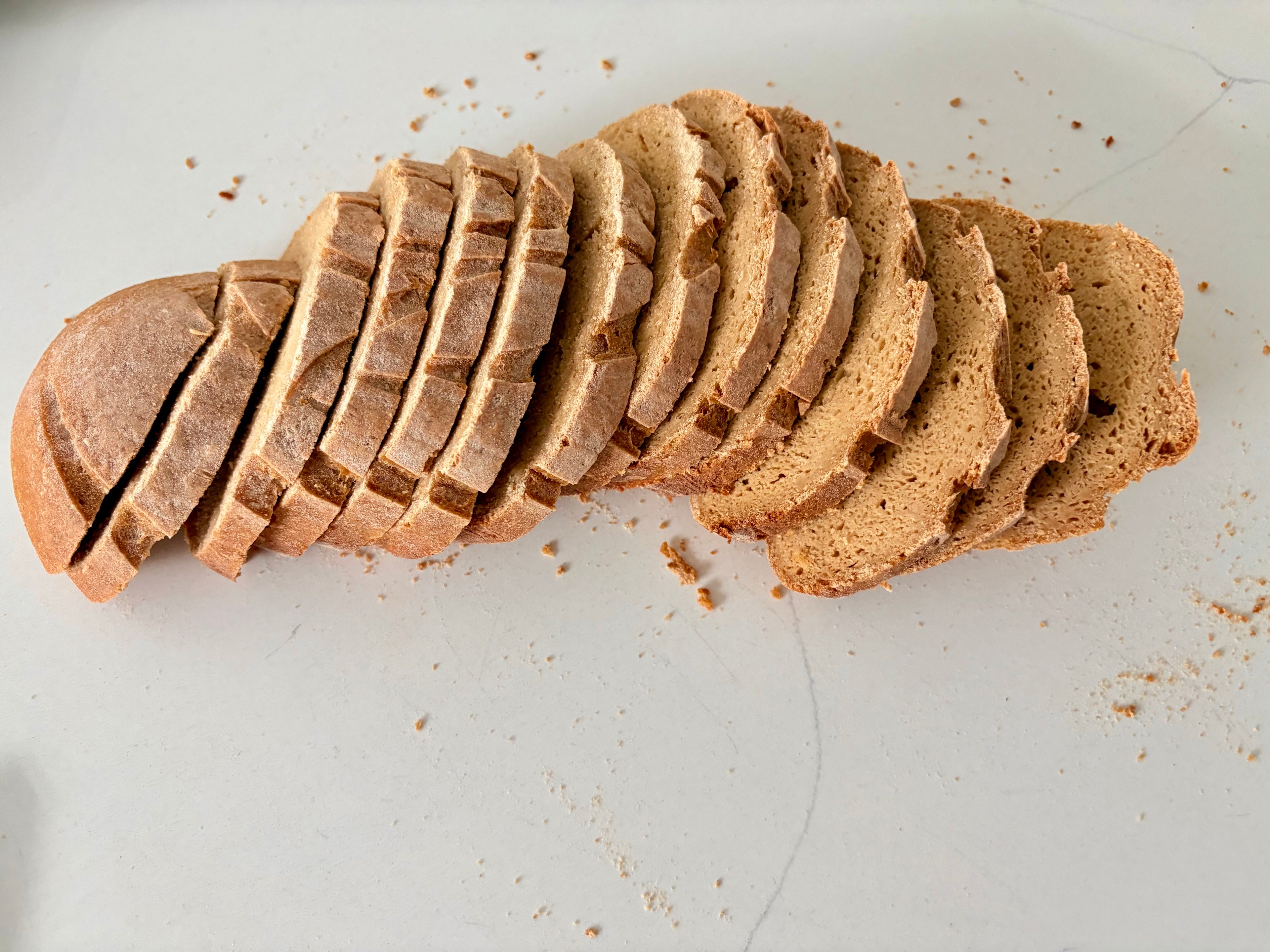 Organic Gluten-Free Chickpea Besan Sourdough Loaf NO YEAST!