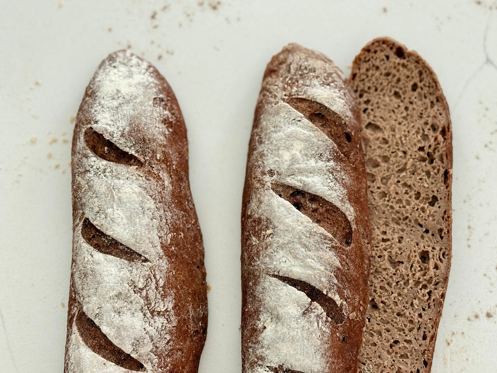 Organic Gluten-Free Sourdough Baguette (NO YEAST!)