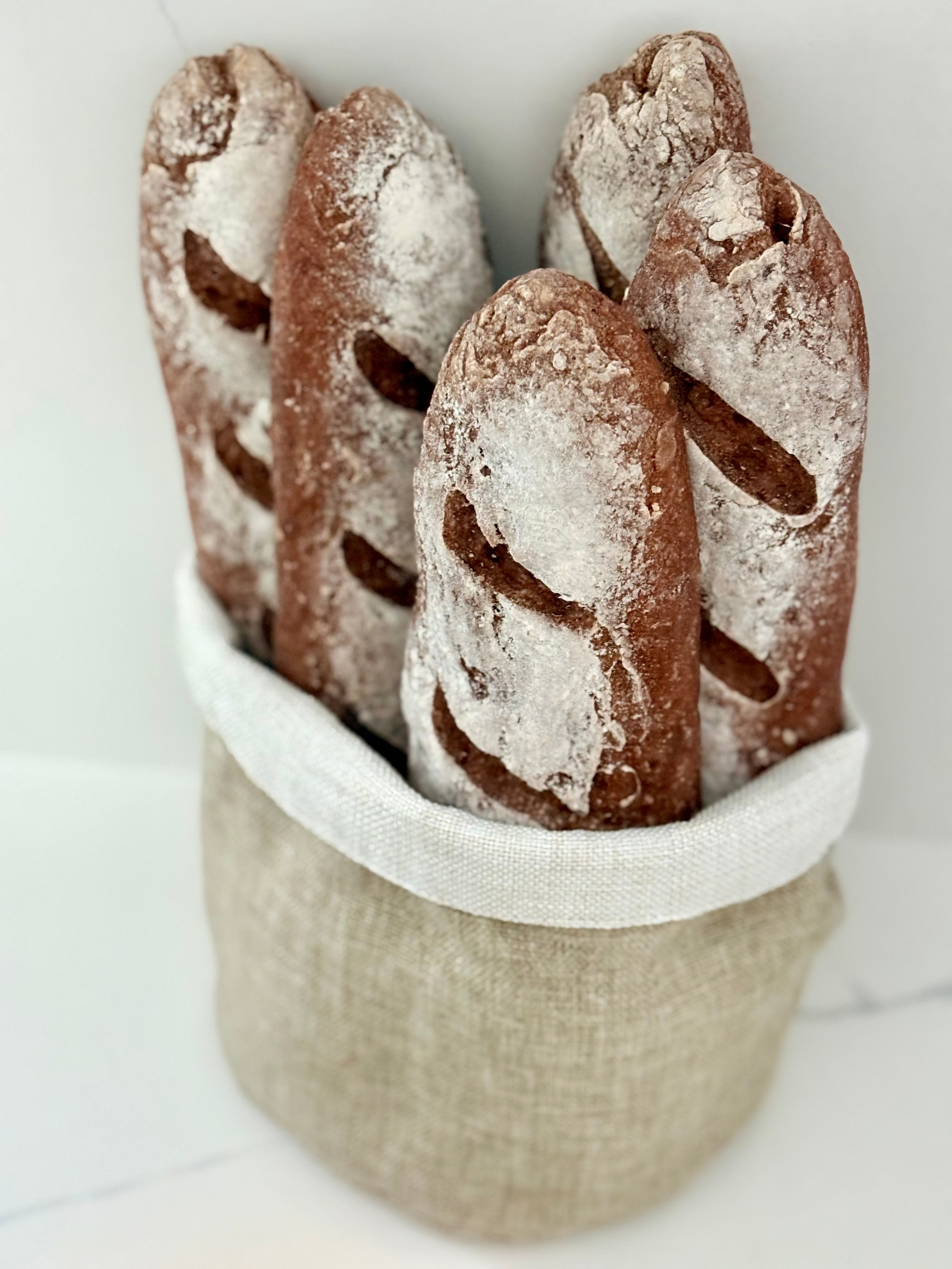 Organic Gluten-Free Sourdough Baguette (NO YEAST!)