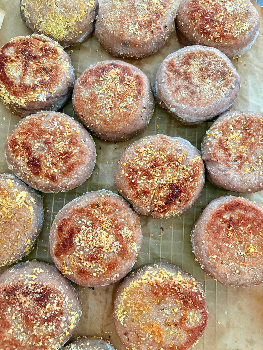 Organic Gluten-Free Sourdough English Muffins (NO YEAST!)