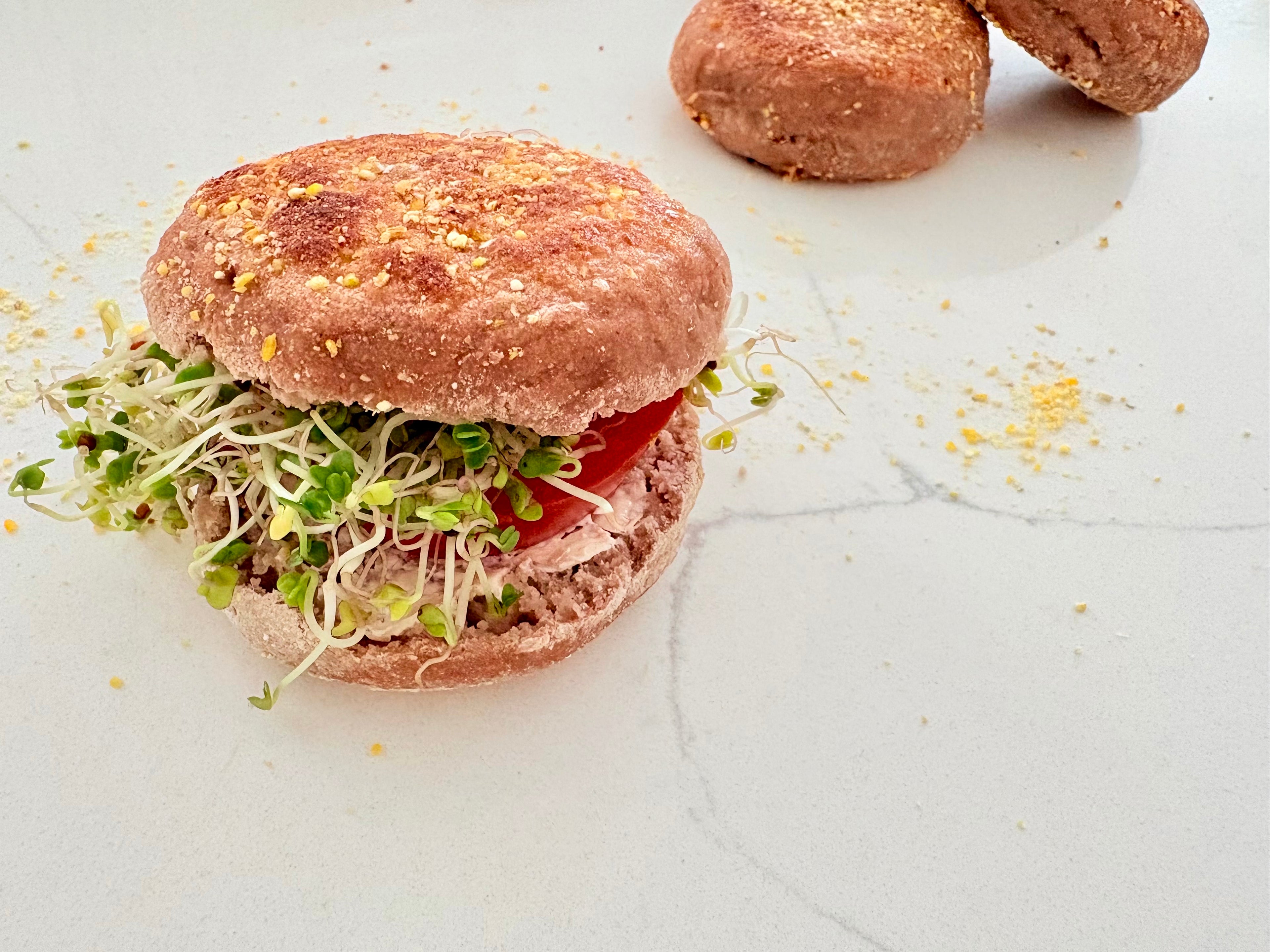 Organic Gluten-Free Sourdough English Muffins (NO YEAST!)