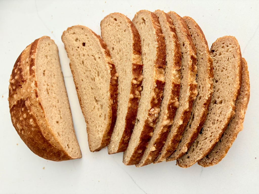 Organic Gluten-Free Sourdough Pretzel Bread (NO YEAST!)