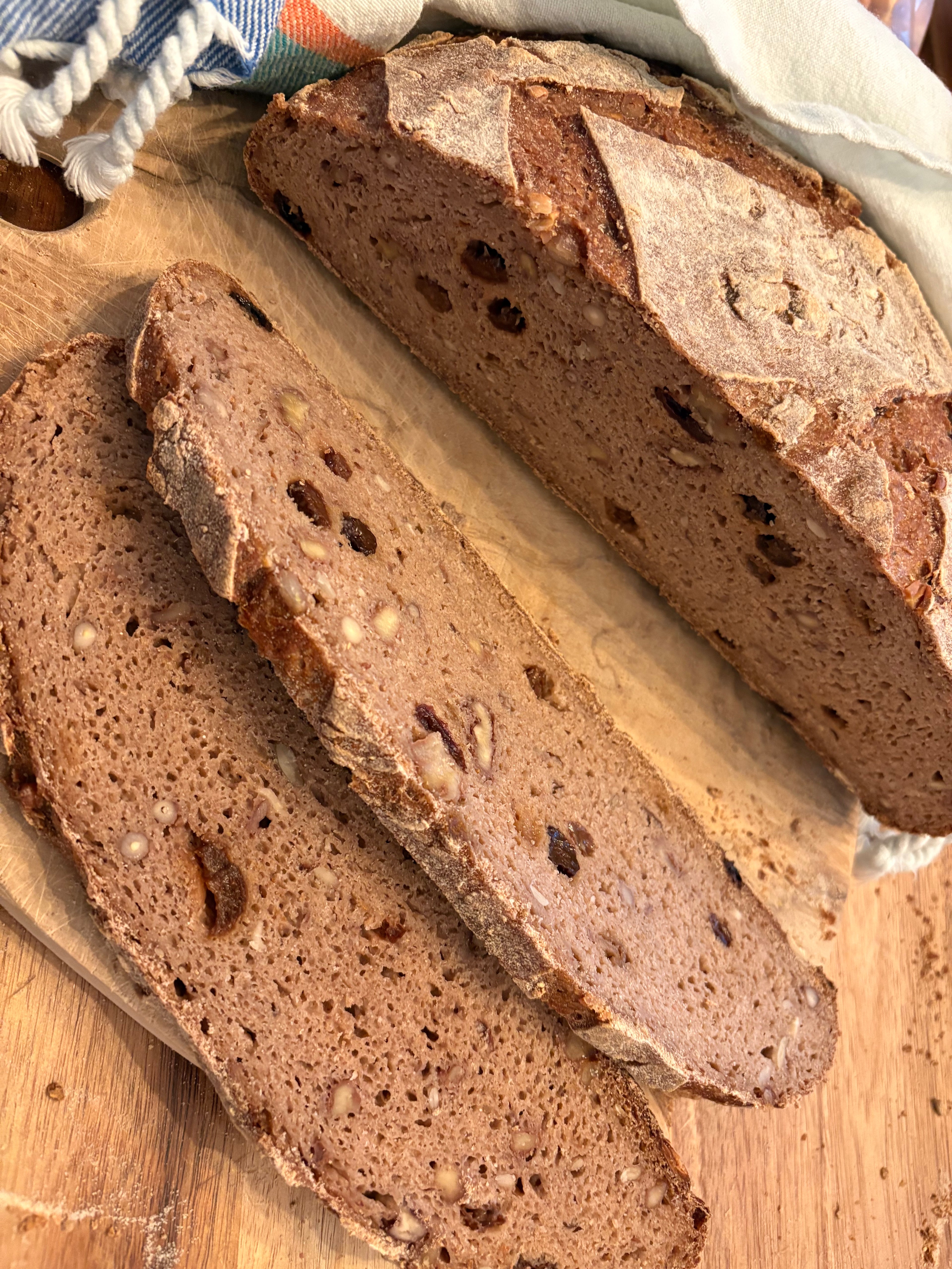 Organic Gluten-Free Fruit & Nut Sourdough Loaf NO YEAST!