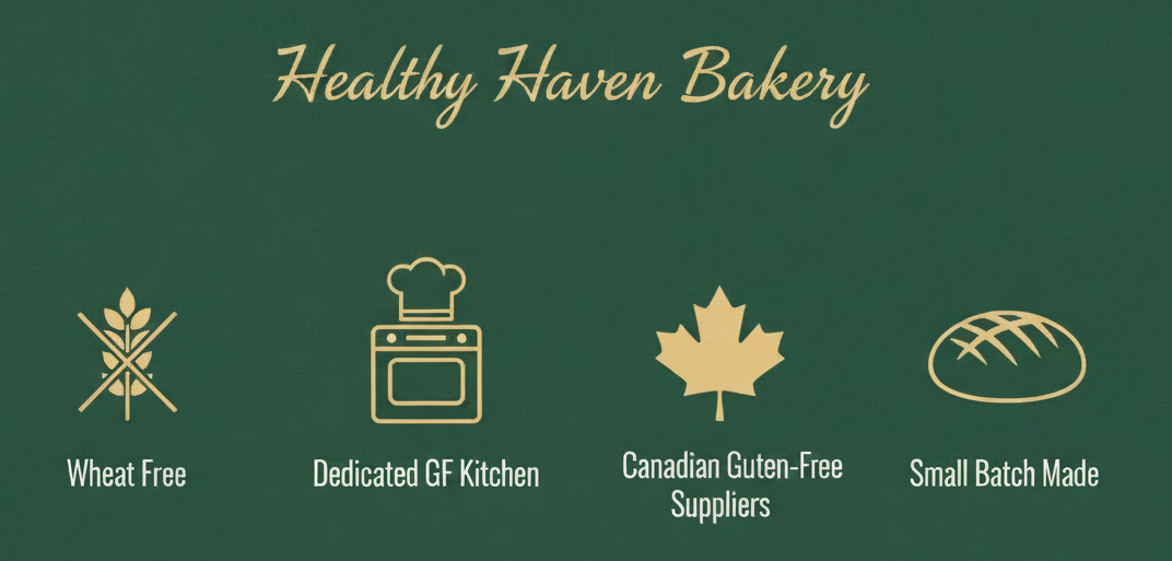Healthy Haven Bakery Trust Banner - Canadian Gluten-Free Suppliers